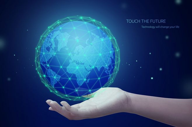 掌握數碼科技未來全球網絡科技海報掌握|數.
