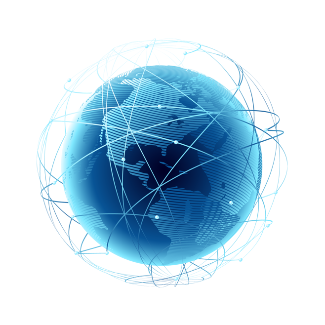 藍(lán)色商務(wù)科技科幻信息線條網(wǎng)絡(luò)地球抽象裝飾元素png免摳設(shè)計(jì)素材